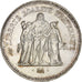 Coin, France, Hercule, 50 Francs, 1975, Paris, MS(60-62), Silver, KM:941.1