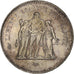 Münze, Frankreich, Hercule, 50 Francs, 1976, Paris, VZ+, Silber, KM:941.1