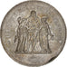 Moeda, França, Hercule, 50 Francs, 1976, Paris, MS(60-62), Prata, KM:941.1
