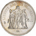 Moneda, Francia, Hercule, 50 Francs, 1977, Paris, EBC+, Plata, KM:941.1