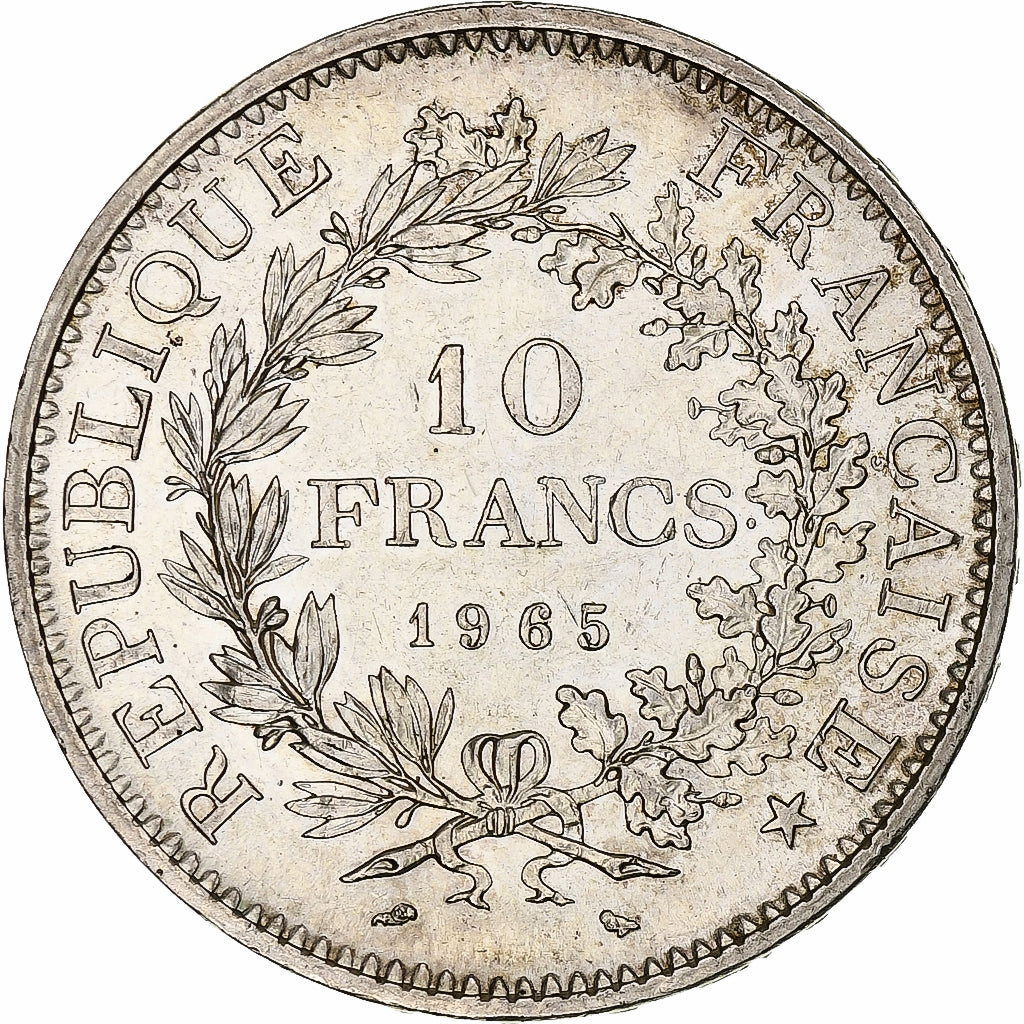 Moneta, Francia, Hercule, 10 Francs, 1965, Paris, SPL-, Argento, KM:932