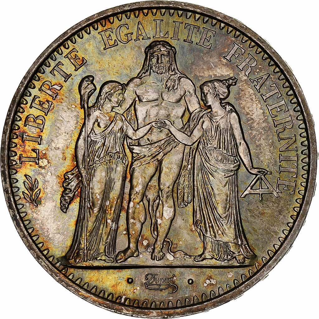 Coin, France, Hercule, 10 Francs, 1967, Paris, MS(60-62), Silver, KM:932