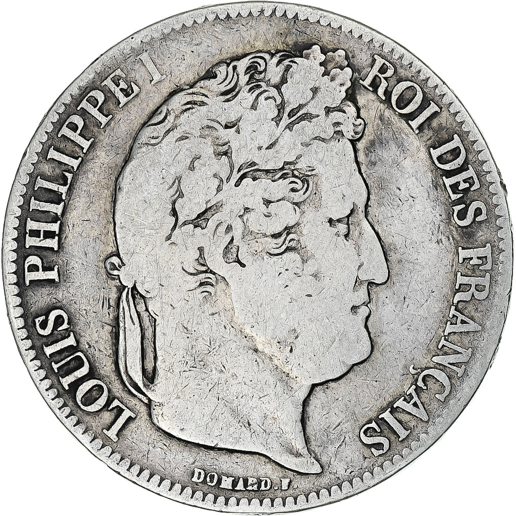 Monnaie, France, Louis-Philippe, 5 Francs, 1834, Lille, TB, Argent, Gadoury:678