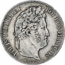 Monnaie, France, Louis-Philippe, 5 Francs, 1836, Rouen, TB+, Argent