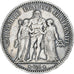 Moneta, Francja, Hercule, 5 Francs, 1876, Paris, VF(20-25), Srebro, KM:820.1