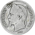 Coin, France, Napoleon III, 2 Francs, 1866, Strasbourg, VG(8-10), Silver