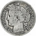 Moeda, França, Cérès, 2 Francs, 1870, Bordeaux, F(12-15), Prata, KM:816.2
