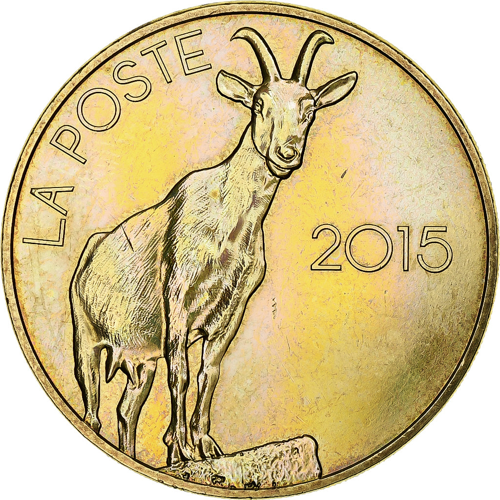 France, Token, Touristic token, Paris - La poste - Chèvre, 2015, MS(63)