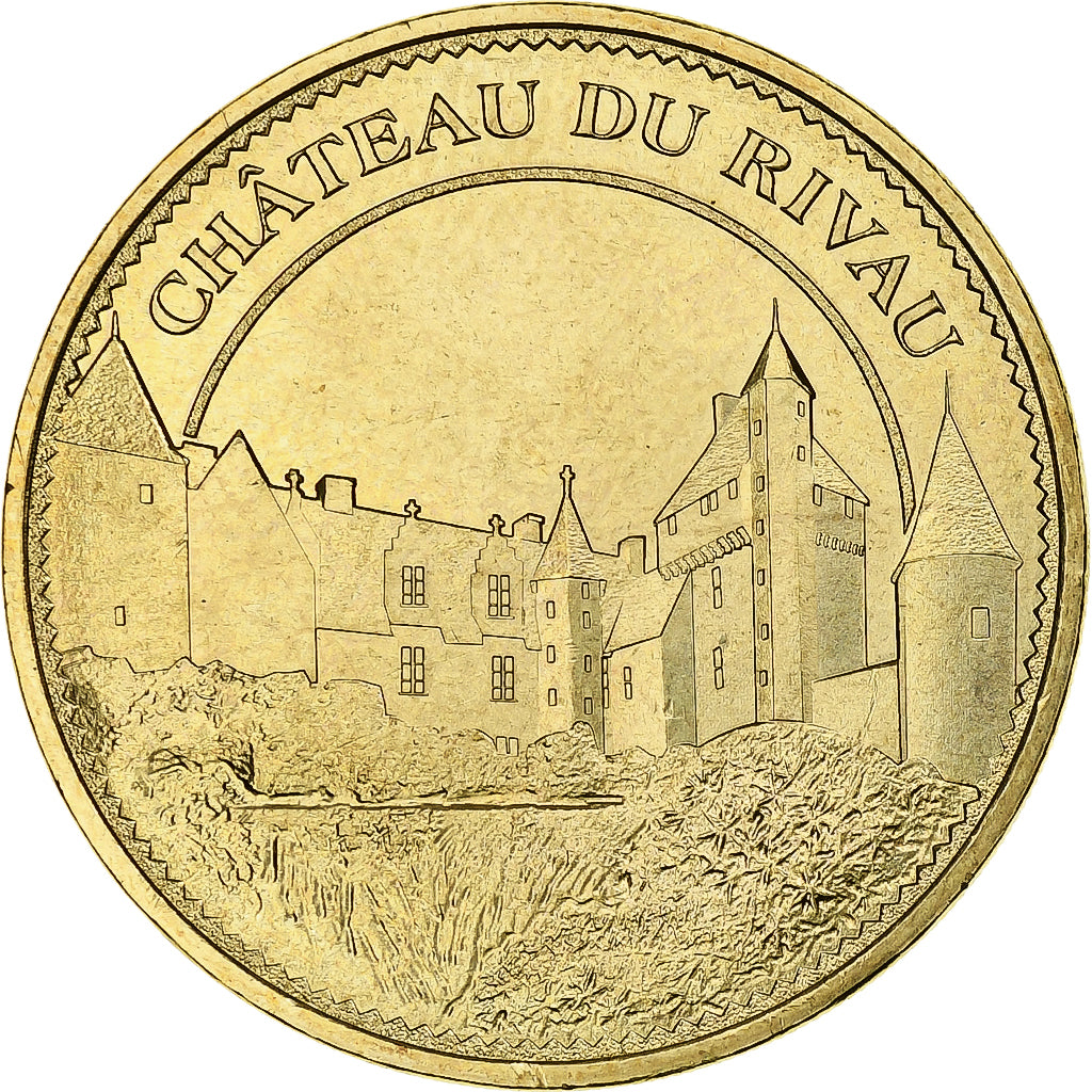 Frankrijk, Token, Tourist Token, 37/ Château du Rivau, 2015, Monnaie de Paris