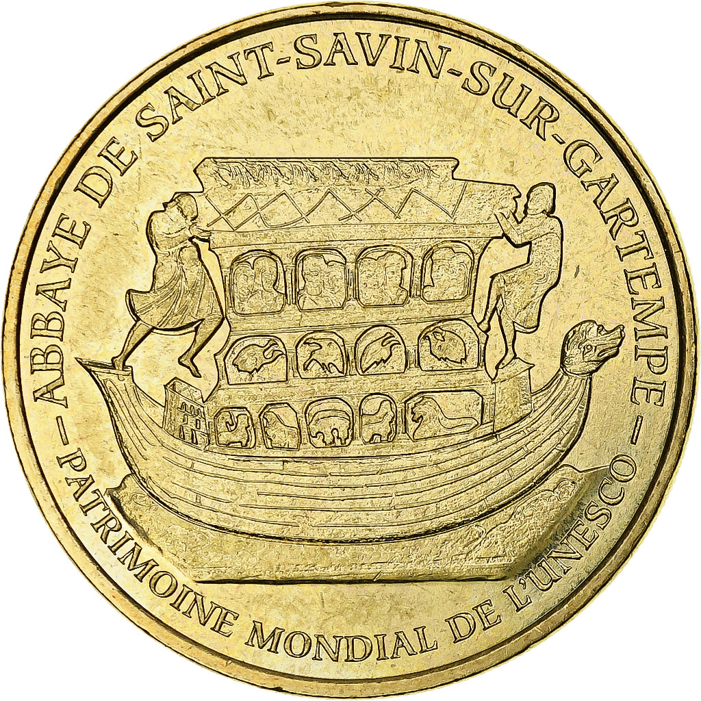 Francja, Token, Żeton turystyczny, 86/ Abbaye de Saint-Savin-sur-Gartemple