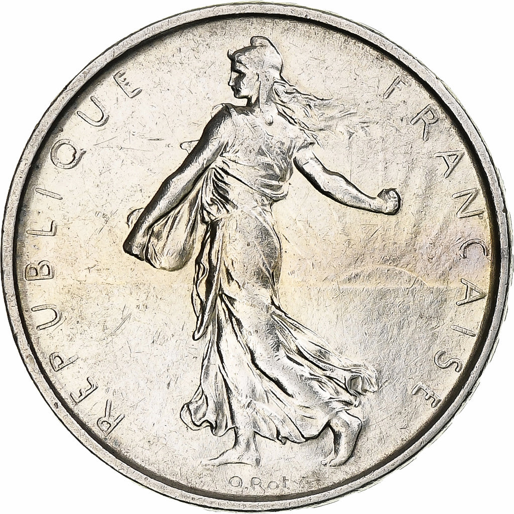 France, Semeuse, 5 Francs, 1964, SPL+, Argent, Gadoury:770, KM:926