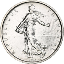 France, Semeuse, 5 Francs, 1964, SPL+, Argent, Gadoury:770, KM:926