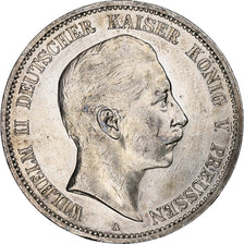 GERMANY - EMPIRE, Wilhelm II, 5 Mark, 1903, Berlin, AU(50-53), Silver, KM:523