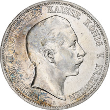 GERMANY - EMPIRE, Wilhelm II, 5 Mark, 1903, Berlin, AU(55-58), Silver, KM:523