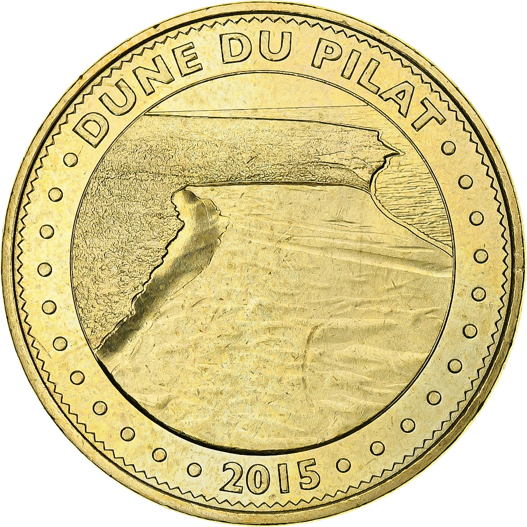 France, Jeton, Jeton Touristique, 33/ Dune du Pilat, Arts & Culture, 2015, SPL