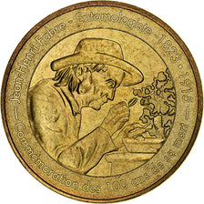 France, Token, Tourist Token, 12/ Jean-Henri Fabre - Entomologiste, 2015