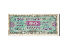 Francia, 50 Francs, 1944 Flag/France, 1944, KM:117a, MB, Fayette:24.1