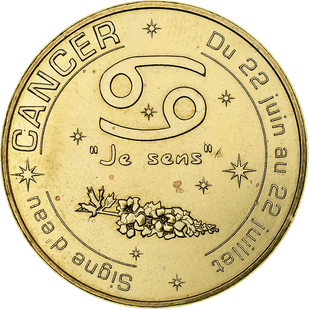 Frankrijk, Token, Tourist Token, 13/ Zodiaque - Cancer, 2015, Monnaie de Paris