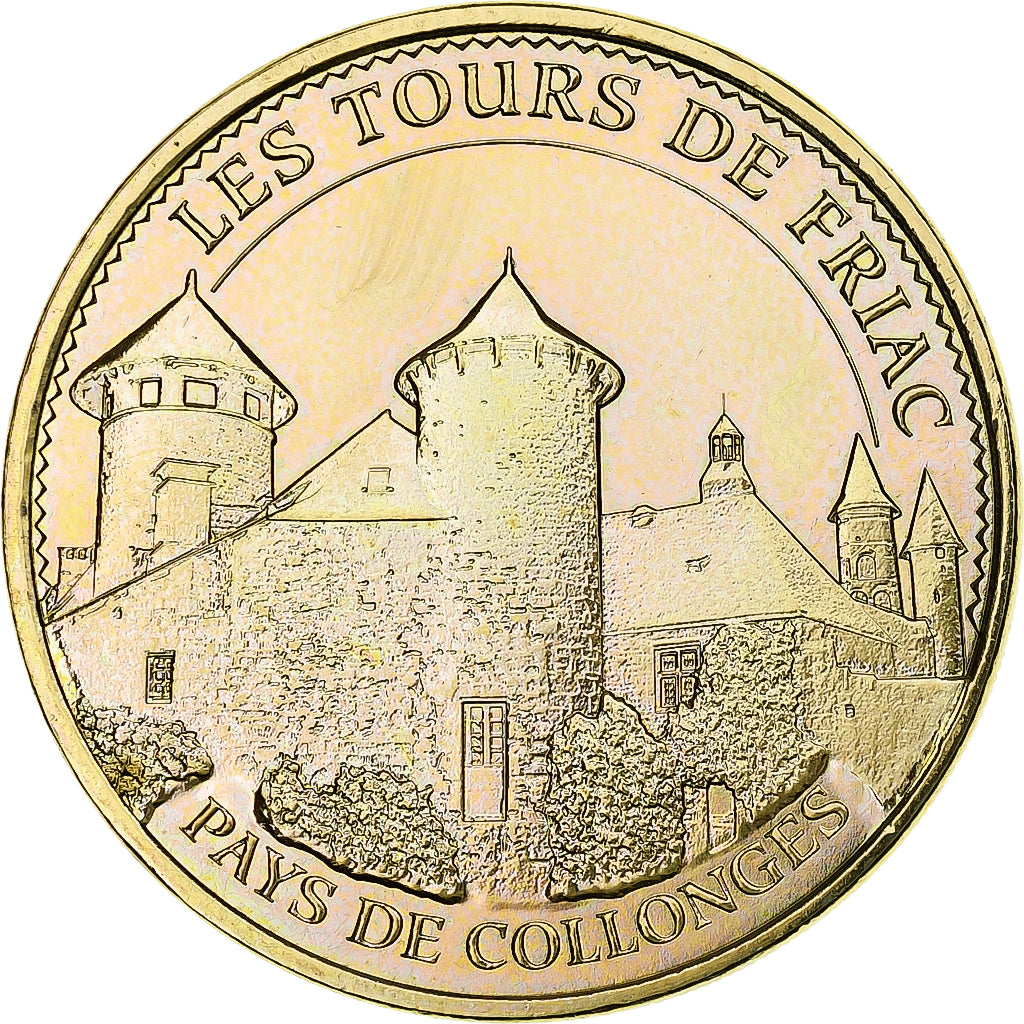 Frankrijk, Token, Tourist Token, 19/ Tours de Friac, 2015, Monnaie de Paris