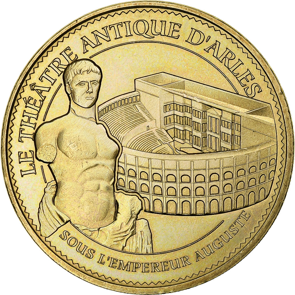 France, Token, Tourist Token, 13/ Empereur Auguste - Arles, 2015, Monnaie de