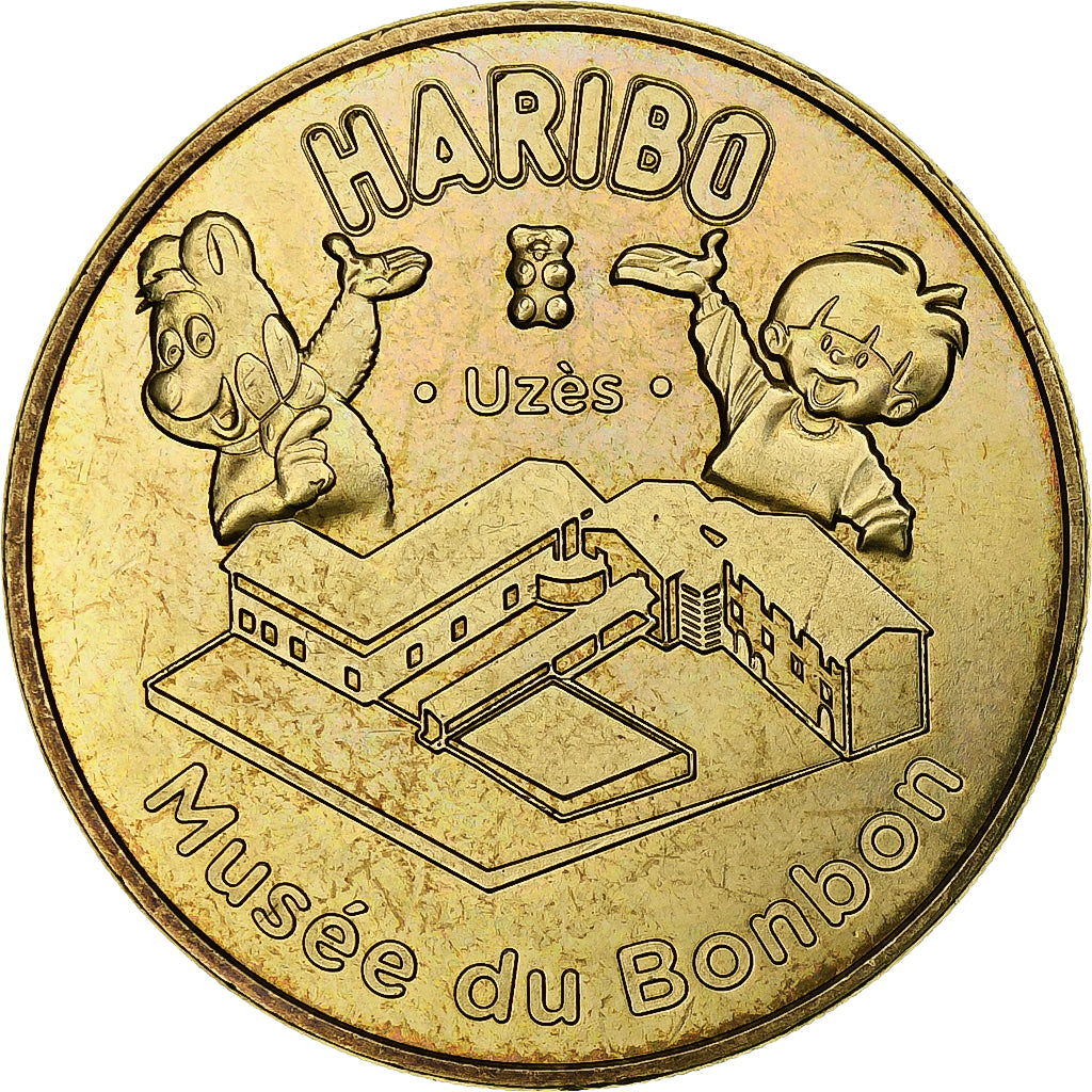 France, Jeton, Tourist Token, 30/ Haribo - Musée du Bonbon - Uzès, 2015