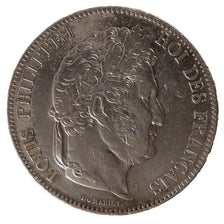 FRANCE, Louis-Philippe, 5 Francs, 1833, Lille, KM #749.13, EF(40-45), Silver,...