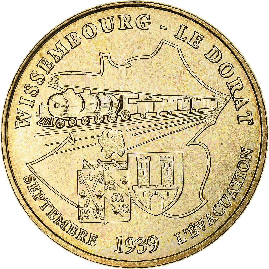 France, Jeton, Tourist Token, 67/ Wissembourg - Le Dorat - Evacuation 1939