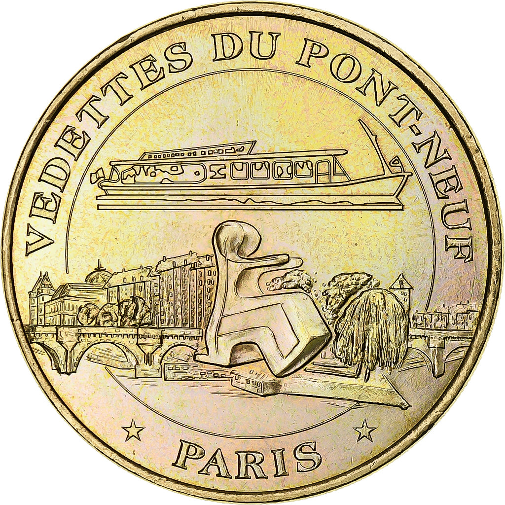 Francja, Token, Żeton turystyczny, 75001 PARIS VEDETTES DU PONT NEUF N°7