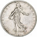 Francia, Franc, Semeuse, 1907, Paris, Plata, BC+, Gadoury:467, KM:844.1