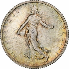 France, Semeuse, Franc, 1920, Paris, MS(64), Silver, KM:844.1, Gadoury:467