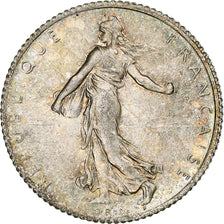 France, Semeuse, Franc, 1920, Paris, MS(64), Silver, KM:844.1, Gadoury:467