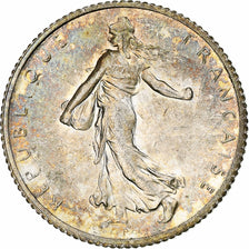 France, Semeuse, Franc, 1920, Paris, MS(64), Silver, KM:844.1, Gadoury:467