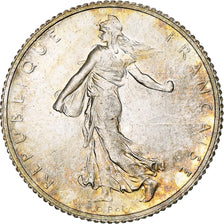 France, Semeuse, Franc, 1920, Paris, MS(64), Silver, KM:844.1, Gadoury:467