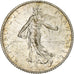 France, Semeuse, Franc, 1920, Paris, MS(64), Silver, KM:844.1, Gadoury:467