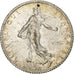 France, Semeuse, Franc, 1920, Paris, MS(63), Silver, KM:844.1, Gadoury:467