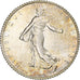 France, Semeuse, Franc, 1920, Paris, MS(64), Silver, KM:844.1, Gadoury:467