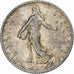 Francia, Franc, Semeuse, 1910, Paris, Argento, BB+, Gadoury:467, KM:844.1
