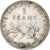 Moneta, Francia, Semeuse, Franc, 1912, Paris, BB+, Argento, KM:844.1