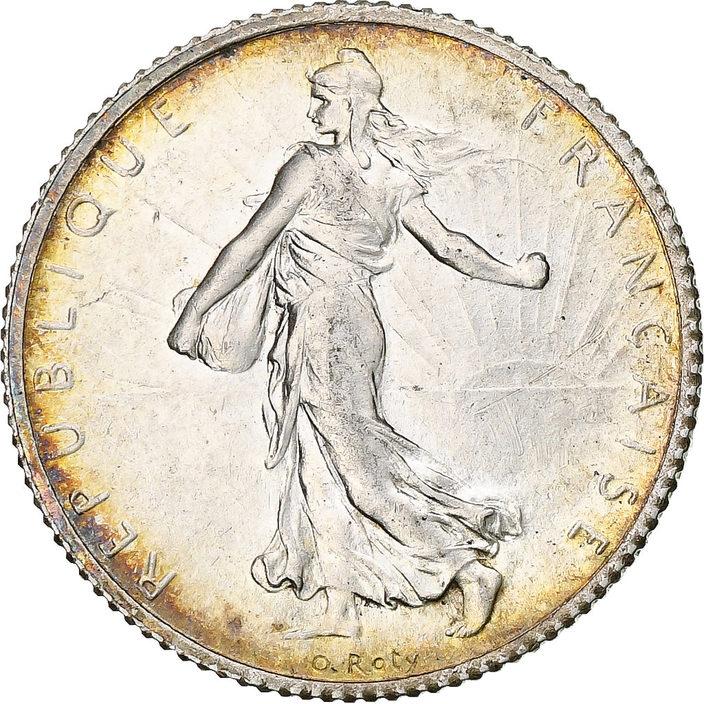 France, Semeuse, Franc, 1913, Paris, AU(55-58), Silver, KM:844.1, Gadoury:467