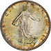 France, Semeuse, Franc, 1919, Paris, MS(63), Silver, KM:844.1, Gadoury:467, Le