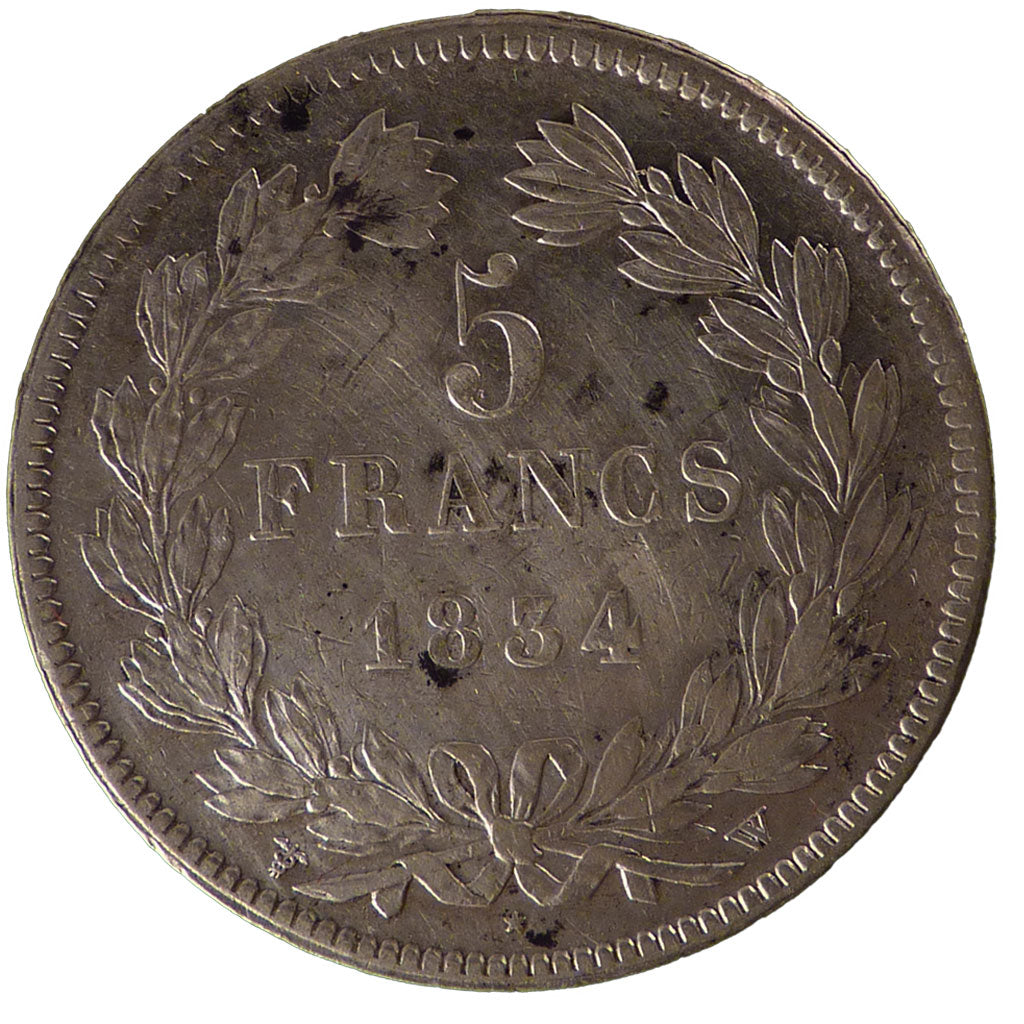 Louis Philippe Ier, 5 Francs Tête Laurée