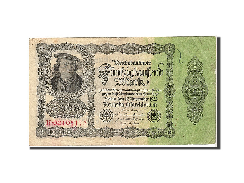 Banknote, Germany, 50,000 Mark, 1922, KM:79, VF(20-25)