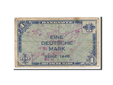 Banconote, GERMANIA - REPUBBLICA FEDERALE, 1 Deutsche Mark, 1948, KM:2a, MB