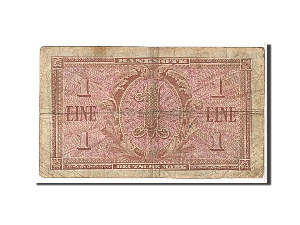 Banknote, GERMANY - FEDERAL REPUBLIC, 1 Deutsche Mark, 1948, KM:2a, VF(20-25)