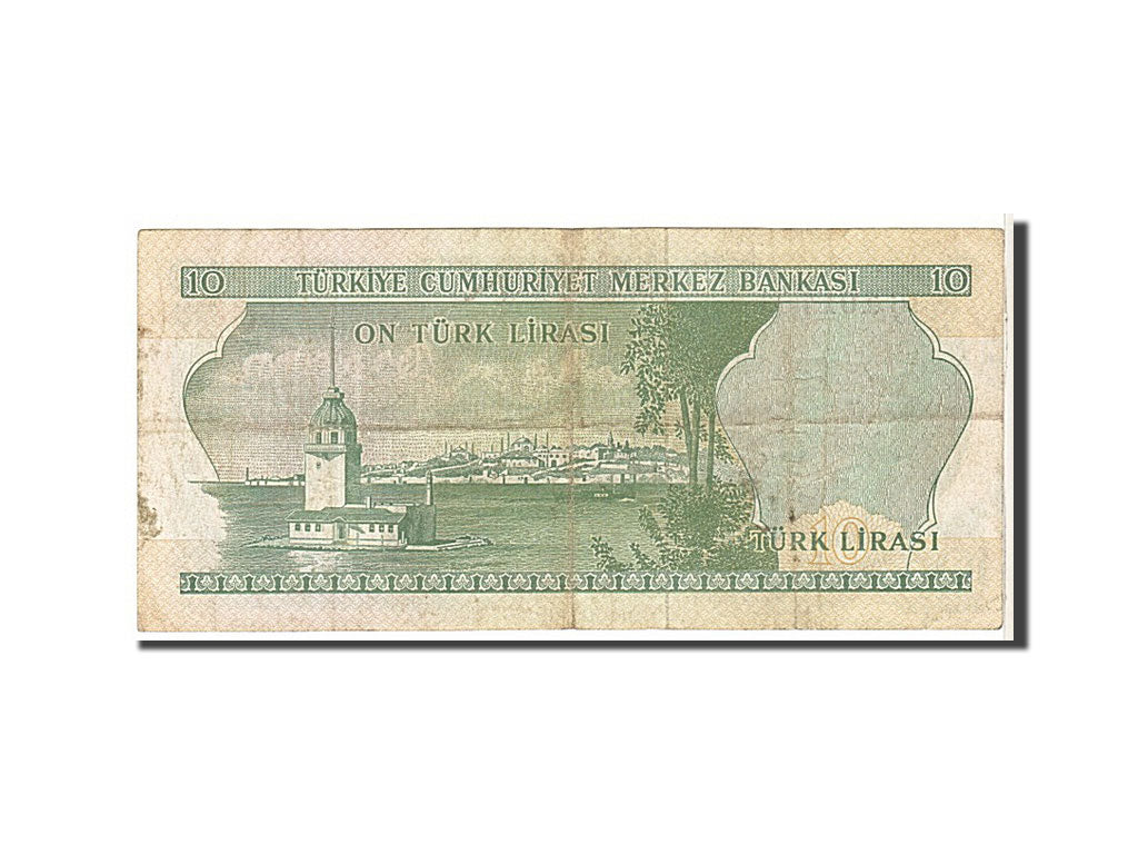 Turkey, 10 Lira, 1930, KM #180, VF(30-35), F36101781