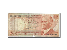 Banknote, Turkey, 20 Lira, 1930, KM:181b, VF(20-25)