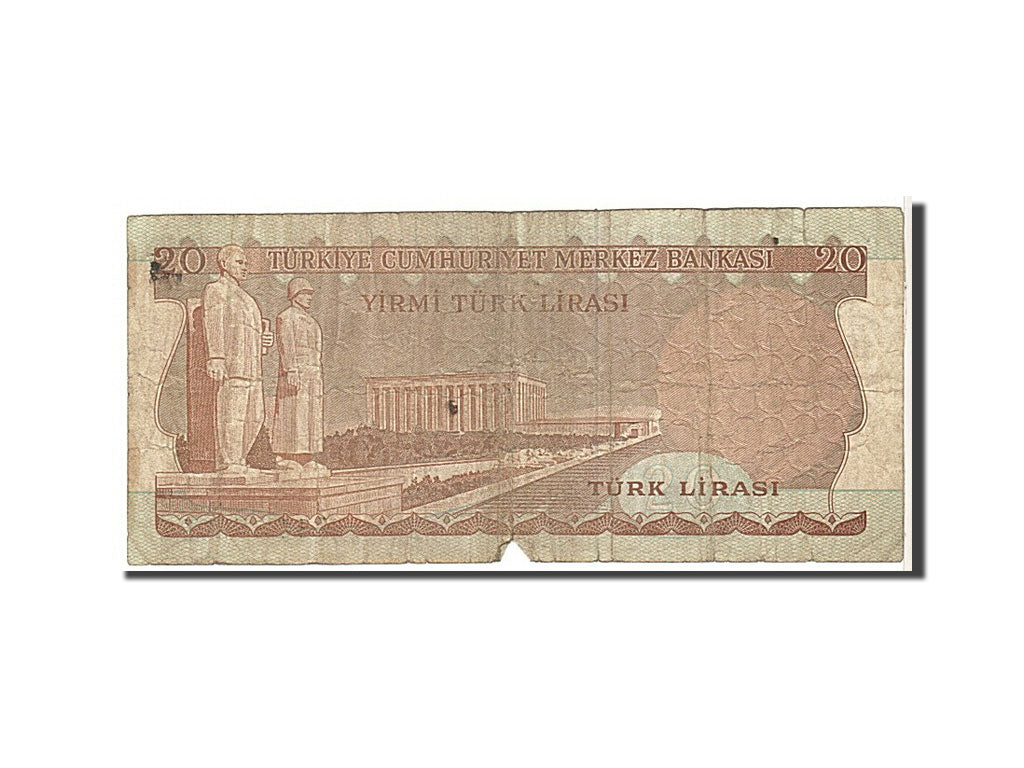 Banknote, Turkey, 20 Lira, 1930, KM:181b, VF(20-25)