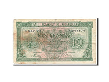 Banknote, Belgium, 10 Francs-2 Belgas, 1943, VF(20-25)