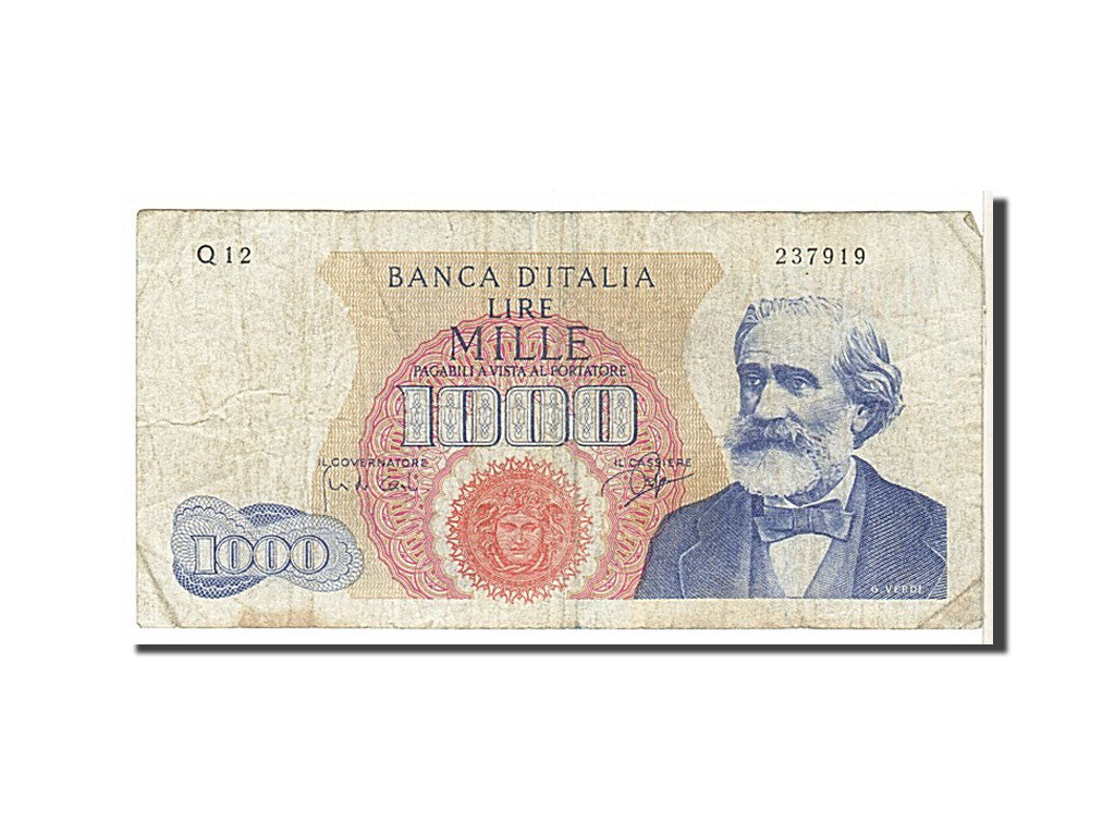 Italy, 1000 Lire, 1996, KM #96a, VF(20-25), Q12237919