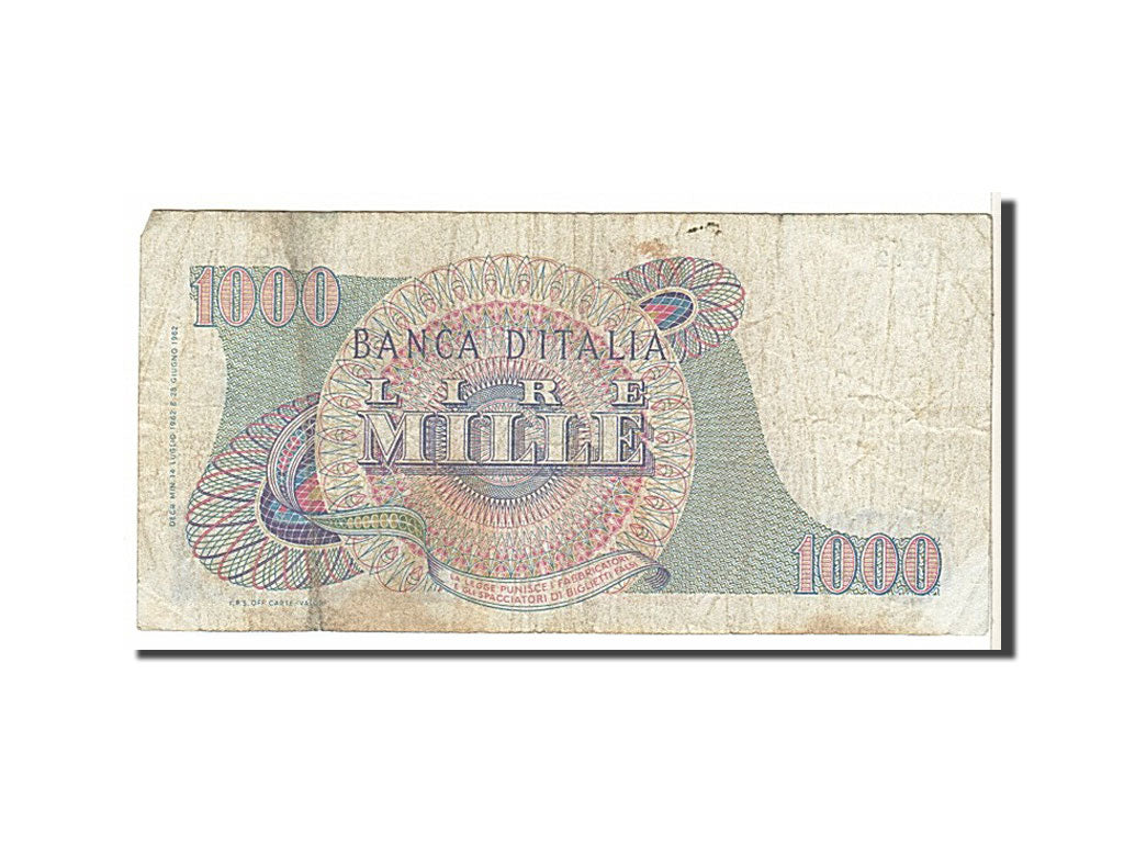 Italy, 1000 Lire, 1996, KM #96a, VF(20-25), Q12237919